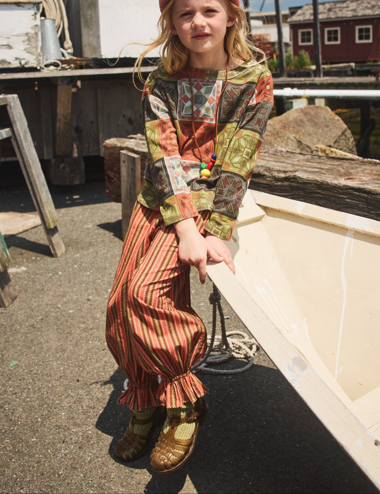 Zuzu Pant, Linden Vaquero Stripe