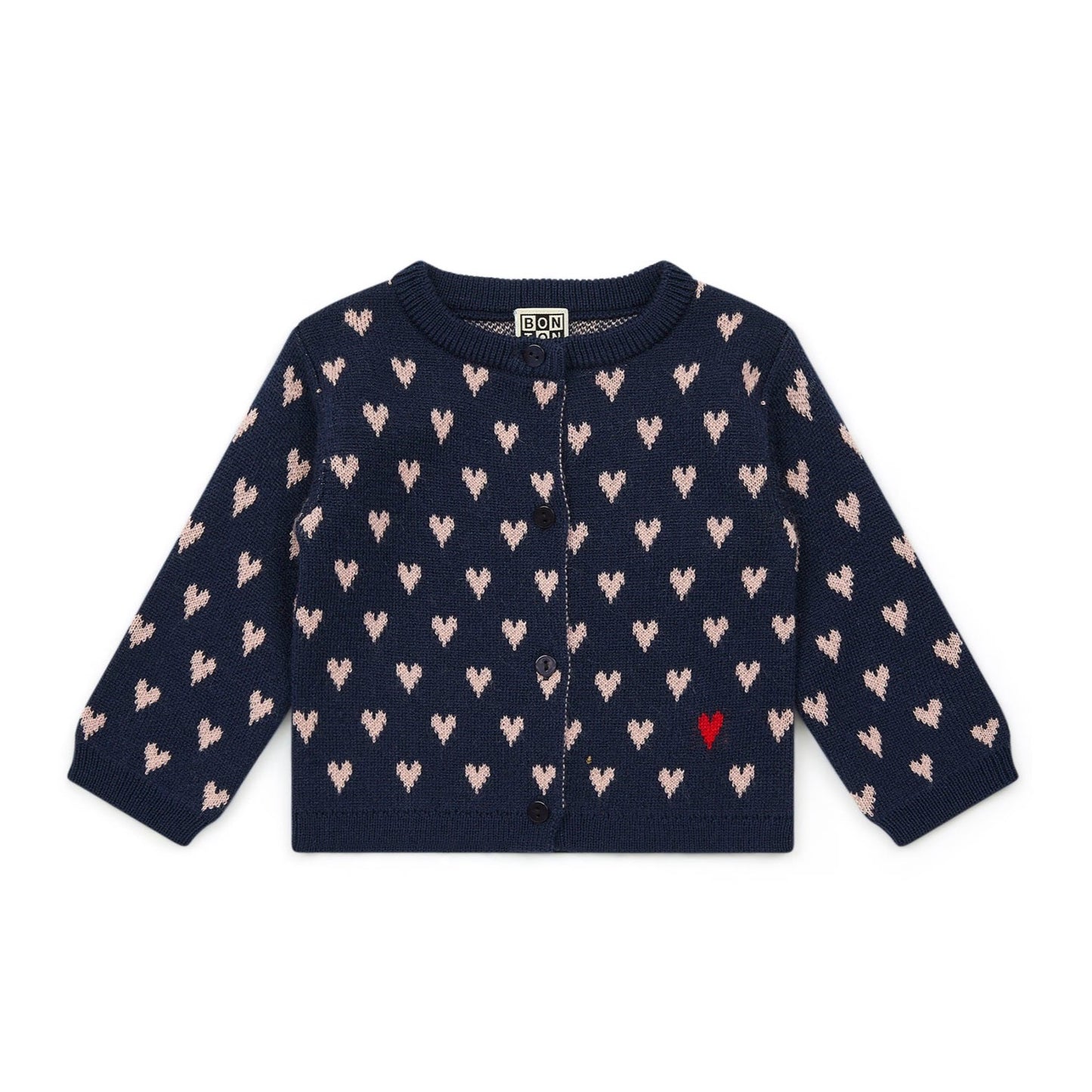 MYLOVE Baby Cardigan, Navy Bonton