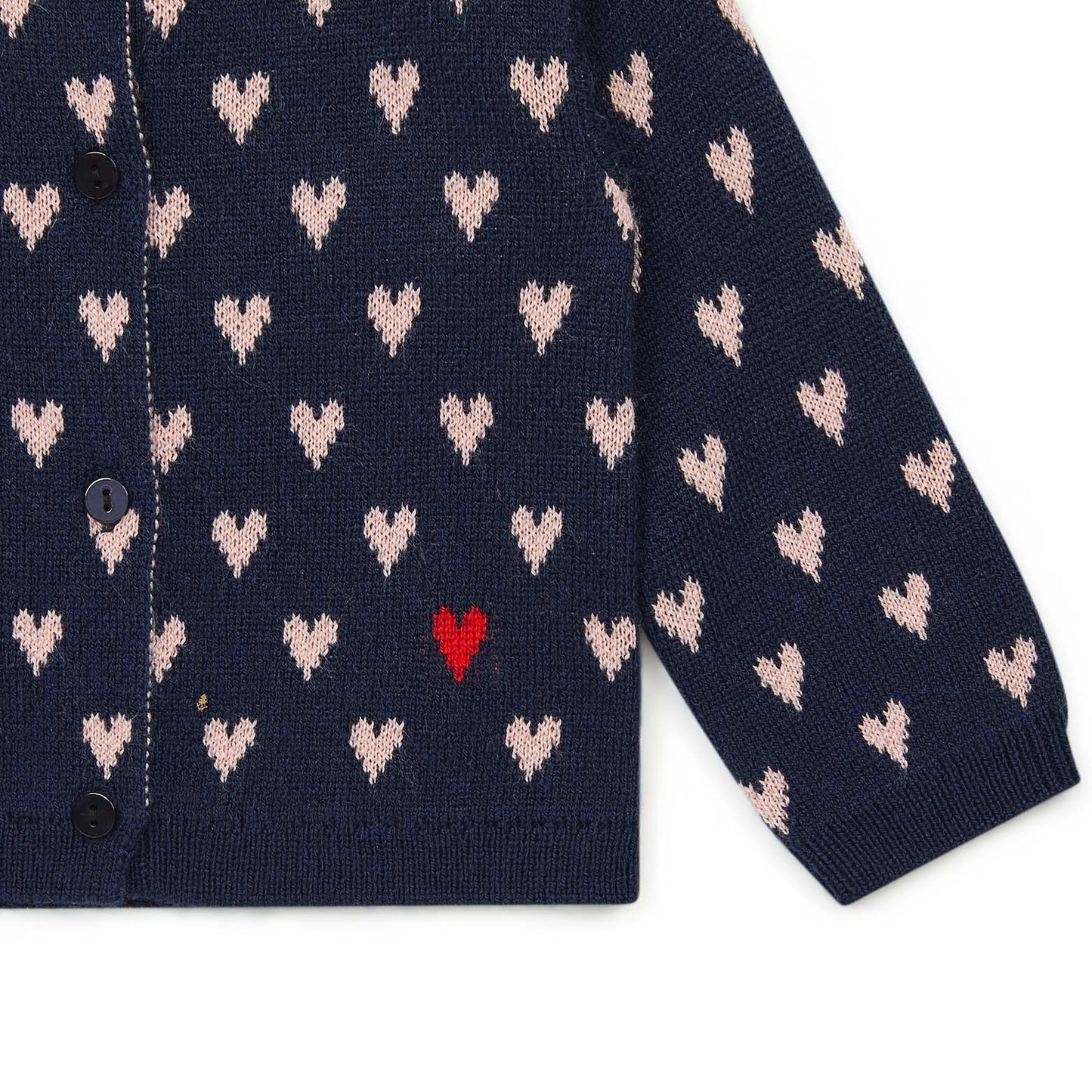 MYLOVE Baby Cardigan, Navy Bonton