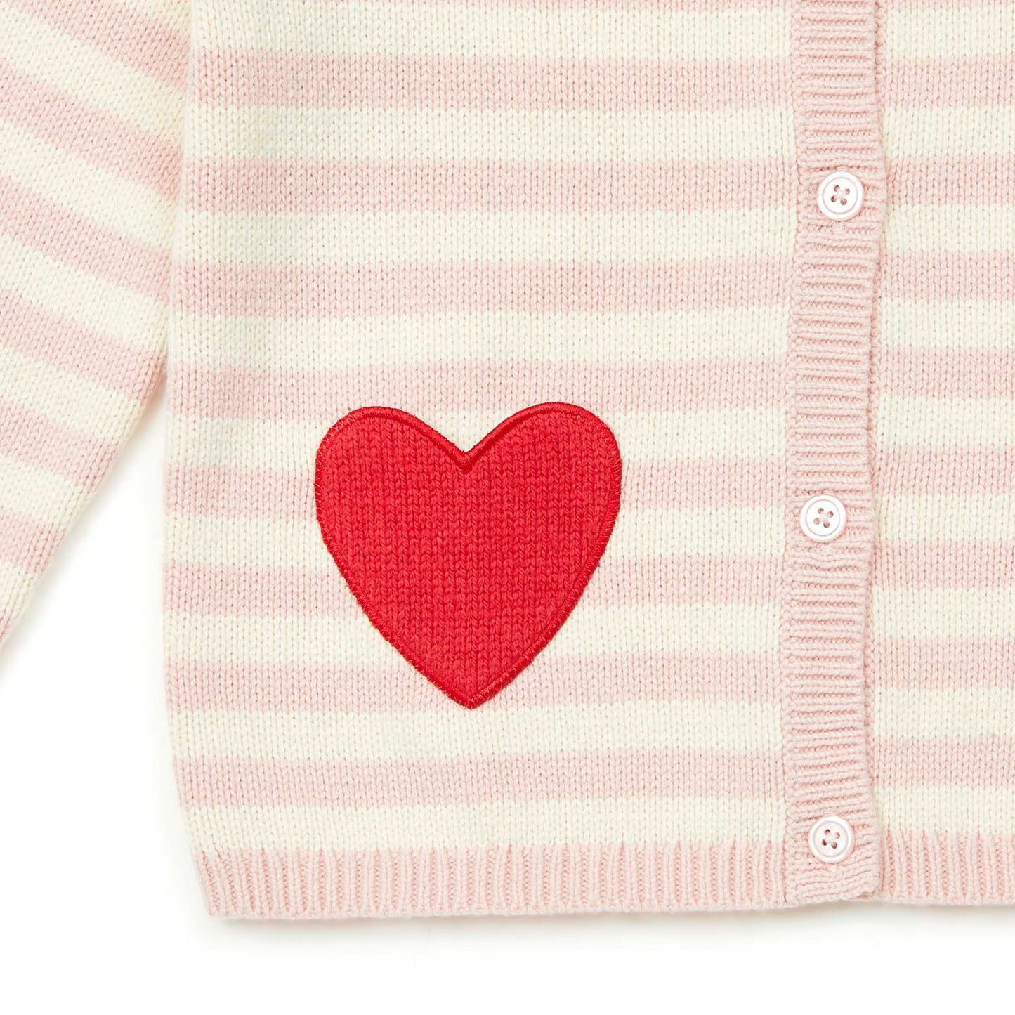 Madeleine Cardigan, Rayure Rose