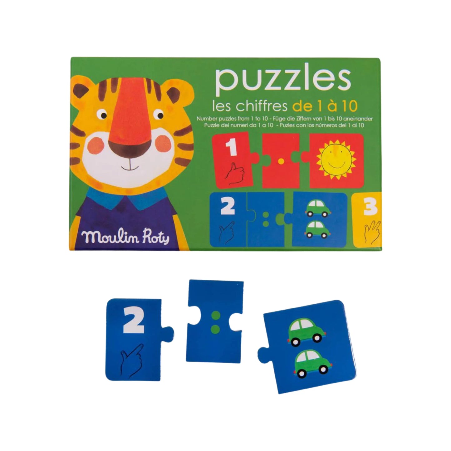Moulin Roty Popipop Number Puzzle