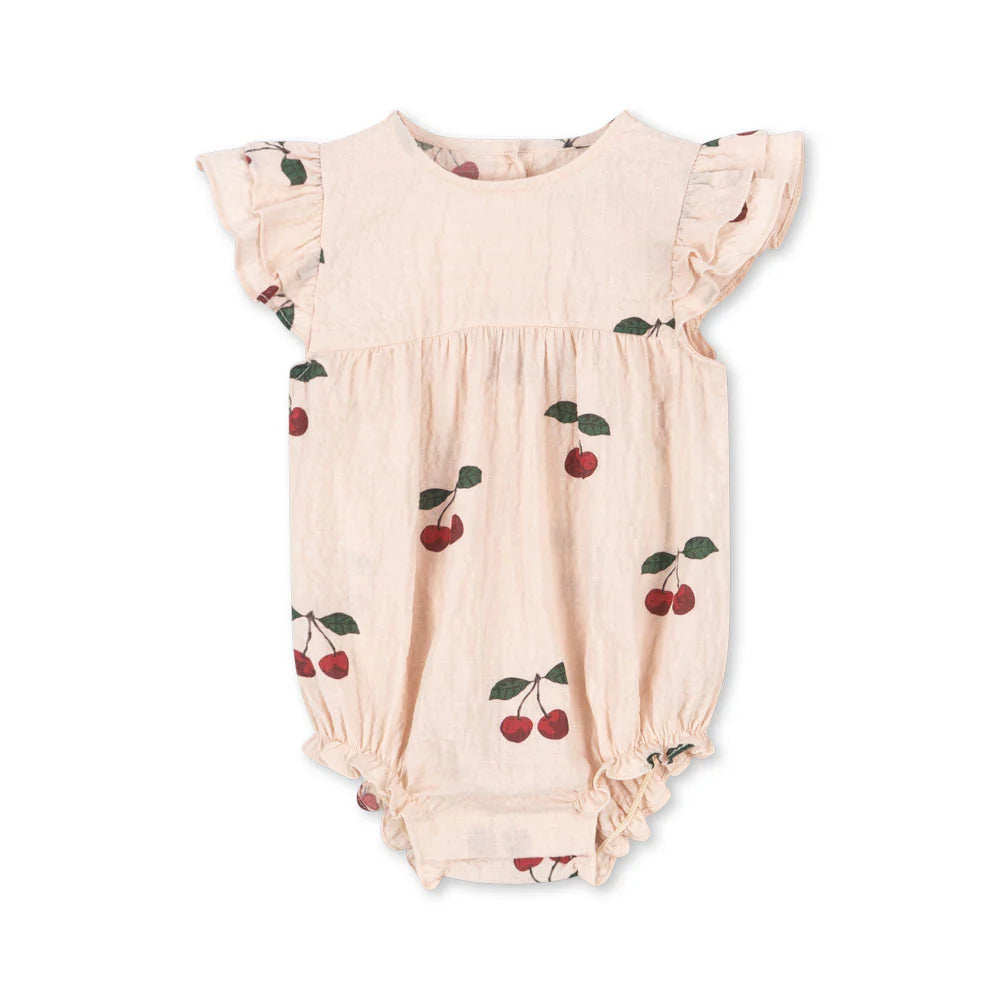 Elin Romper GOTS, Ma Grande Cerise Pink