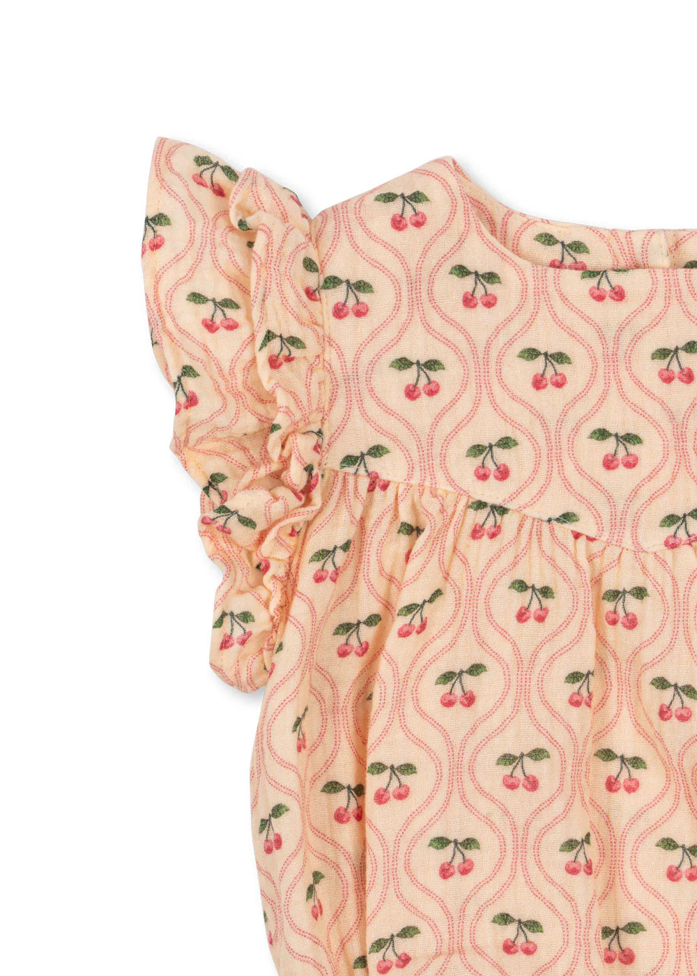 CoCo Romper GOTS, Cherry Pink