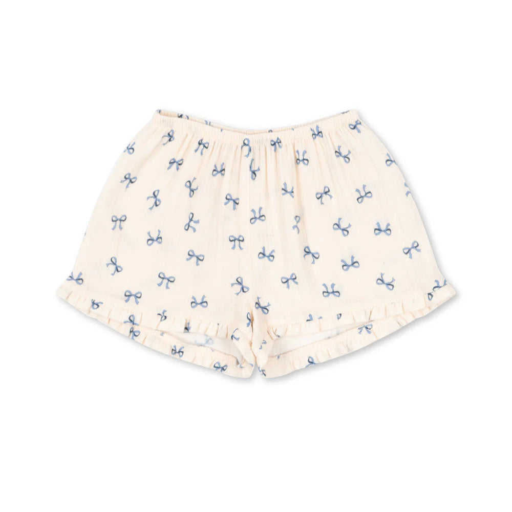CoCo Shorts GOTS, Bow Bleu
