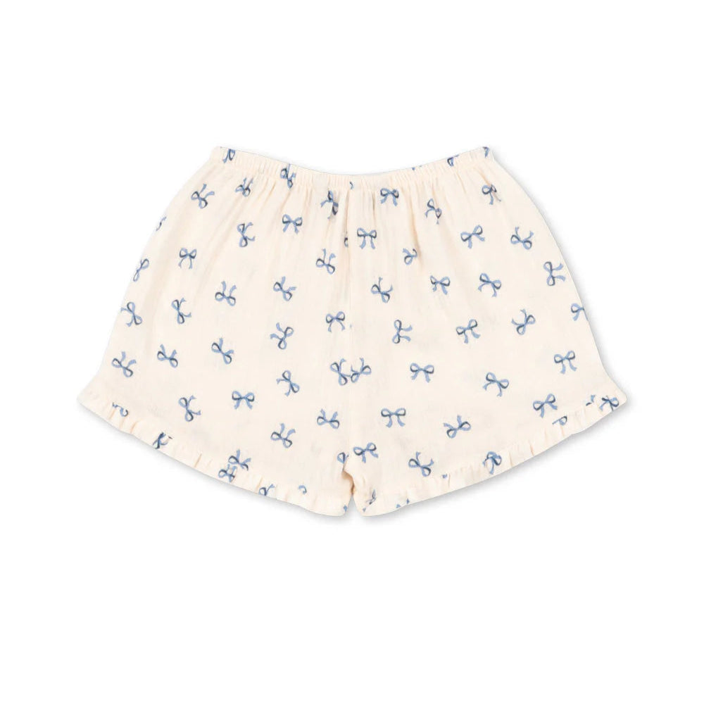 CoCo Shorts GOTS, Bow Bleu