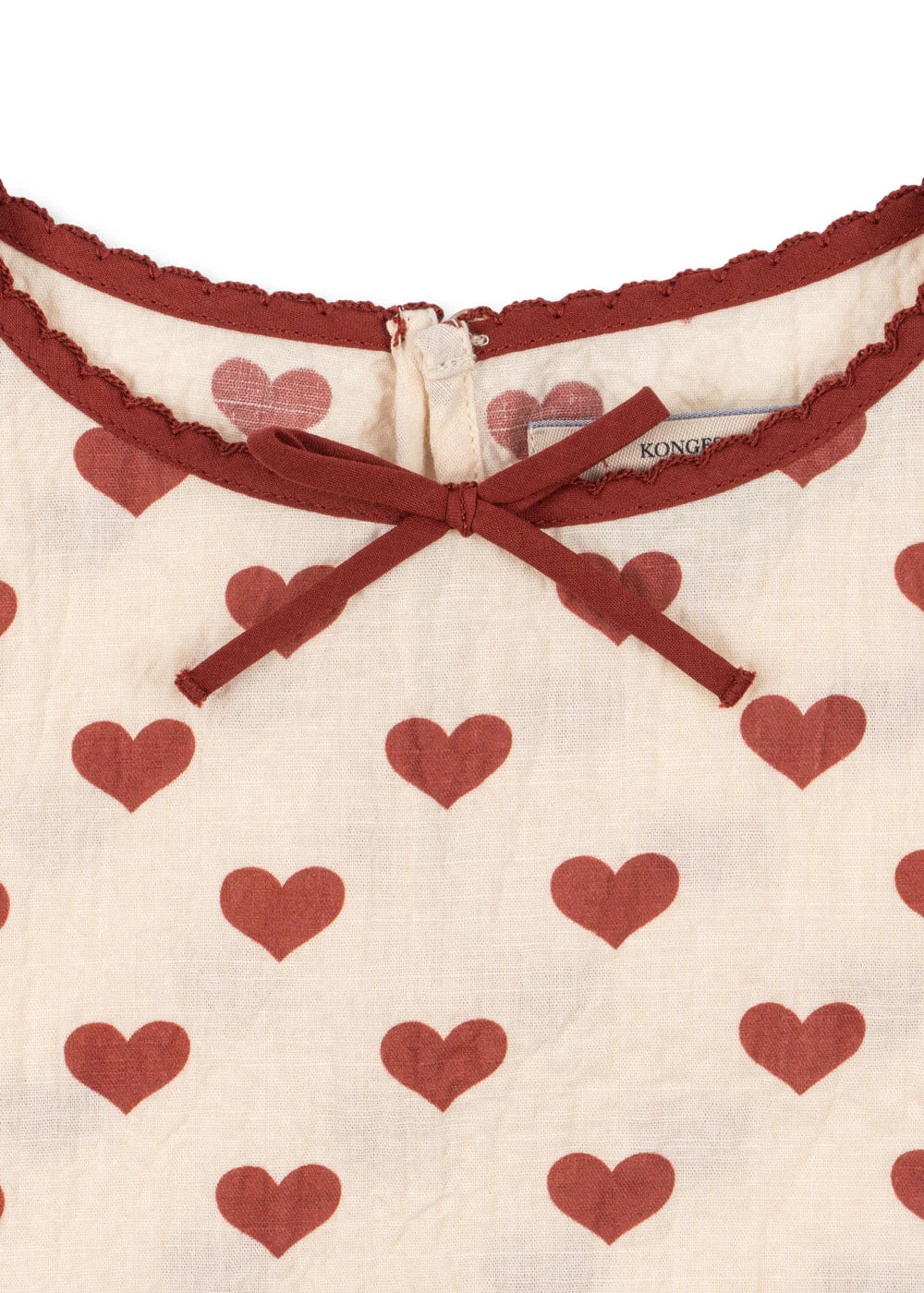 Ava Slip Dress GOTS, Amour Rouge