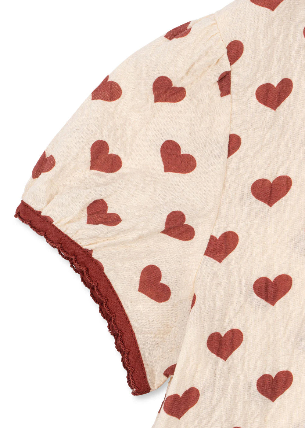 Ava Slip Dress GOTS, Amour Rouge
