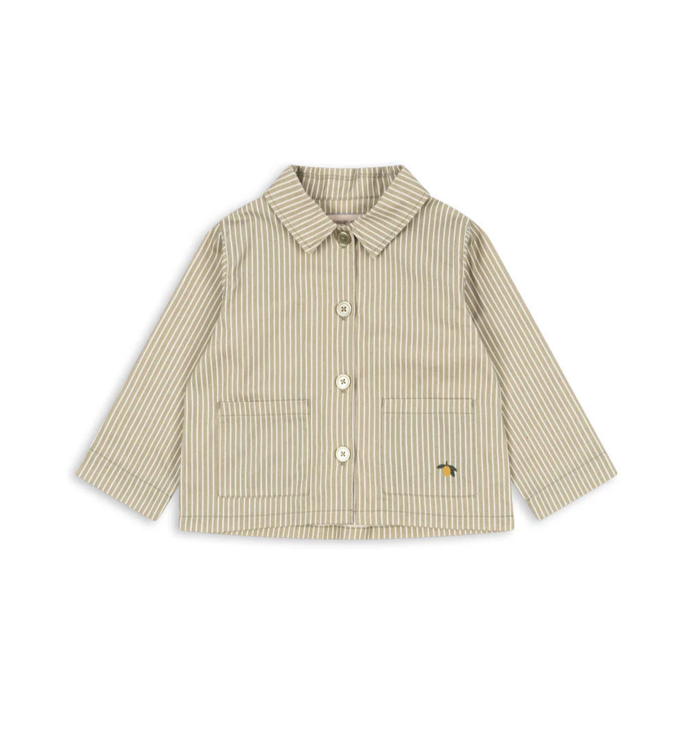 Frankie Over Shirt, Tea Stripe