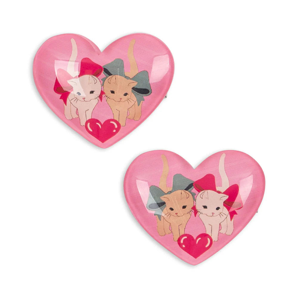 2 Pack Vilma Hair Clips, Bow Kitty