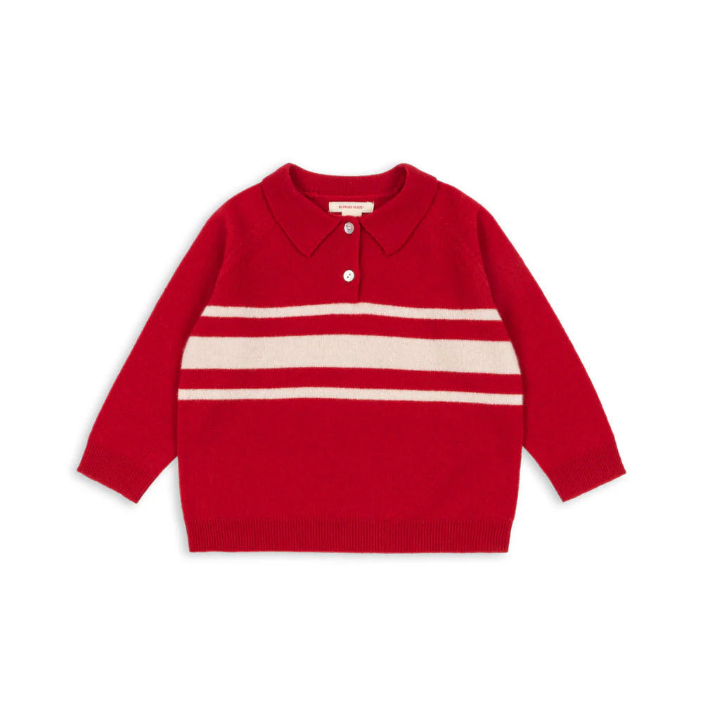 Basi Polo GOTS, Red