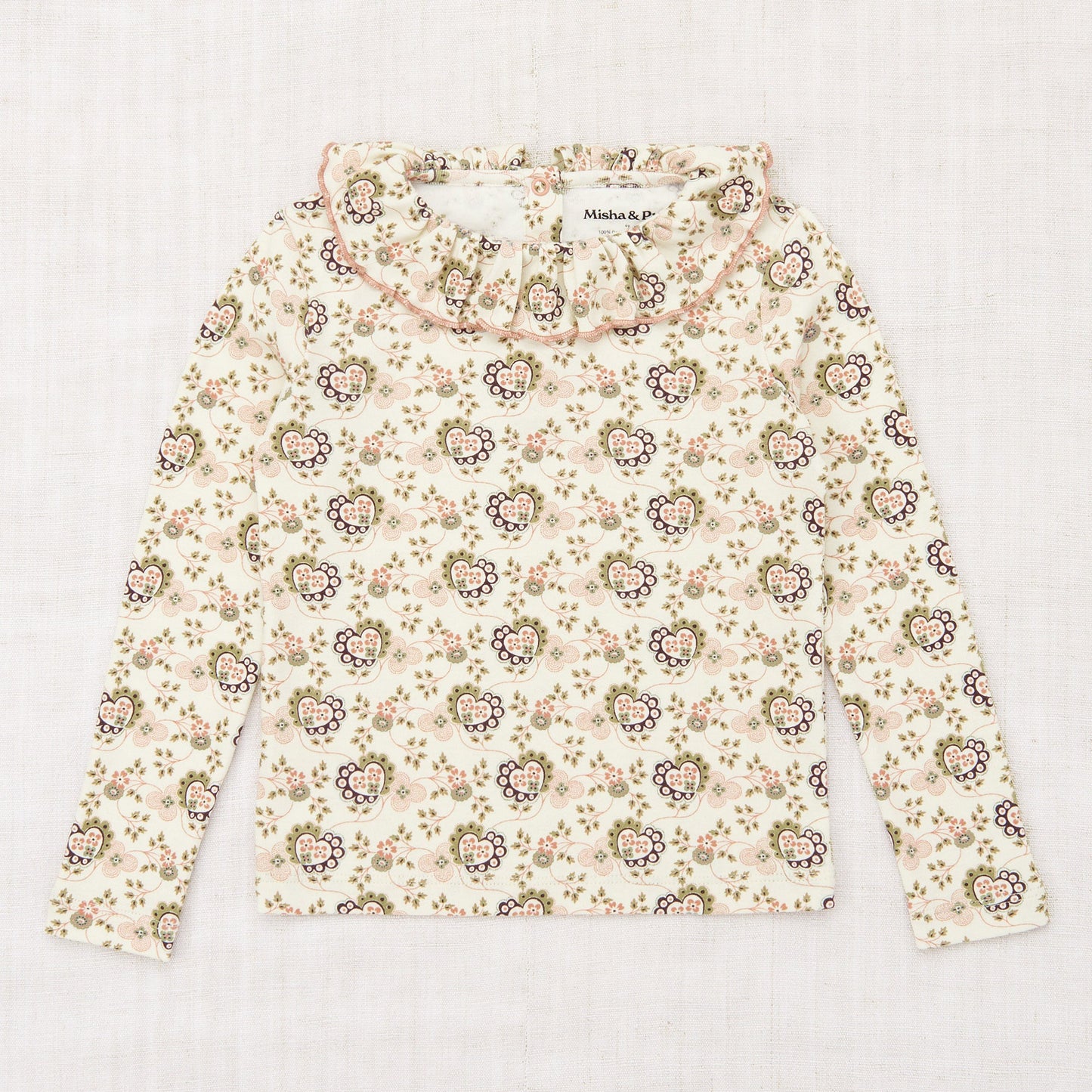 Paloma Top, Sugar Calico Hearts