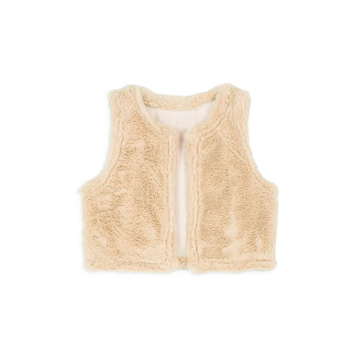 Libra Reversible Vest, Cream