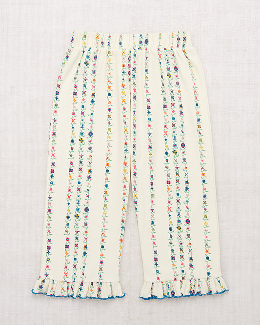 Ruffle Pedal Pusher, String Little Botanica
