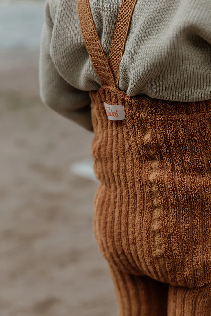 Silly Silas Granny Teddy Footless Tights, Amber
