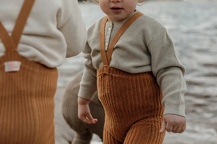 Silly Silas Granny Teddy Footless Tights, Amber