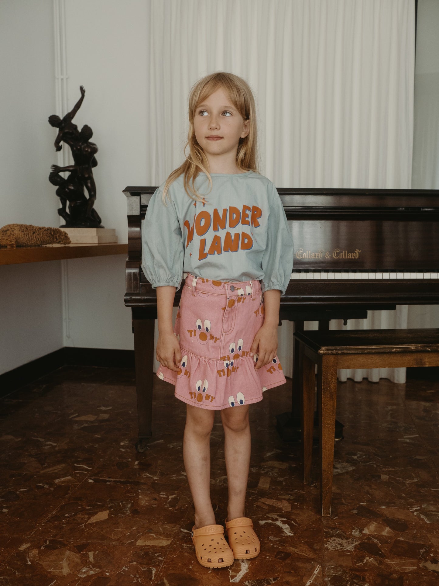 Wonderland Blouse, Warm Grey