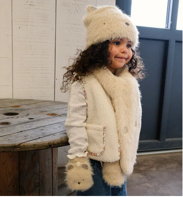 Teddy Bear Fluffy Gloves