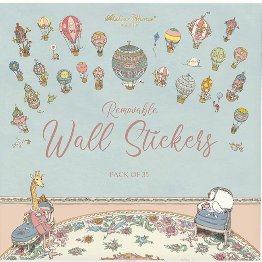 Atelier Choux Paris Replaceable Wall Stickers, Pack of 35