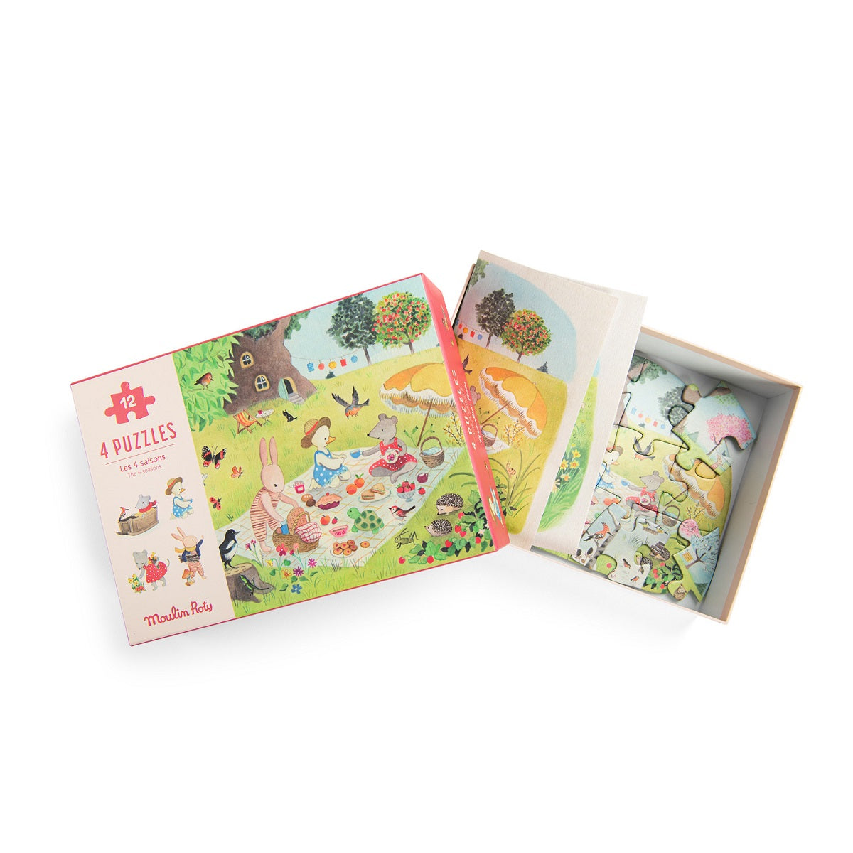 Moulin Roty Four Seasons Mini Puzzles