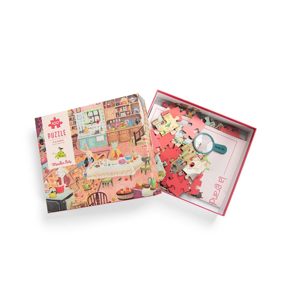 Moulin Roty At Home Puzzle 100pcs, Grande Famille