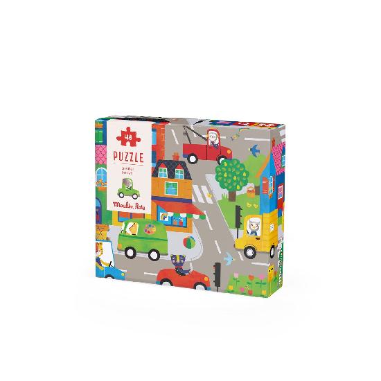 Moulin Roty In Town! Puzzle 48pcs