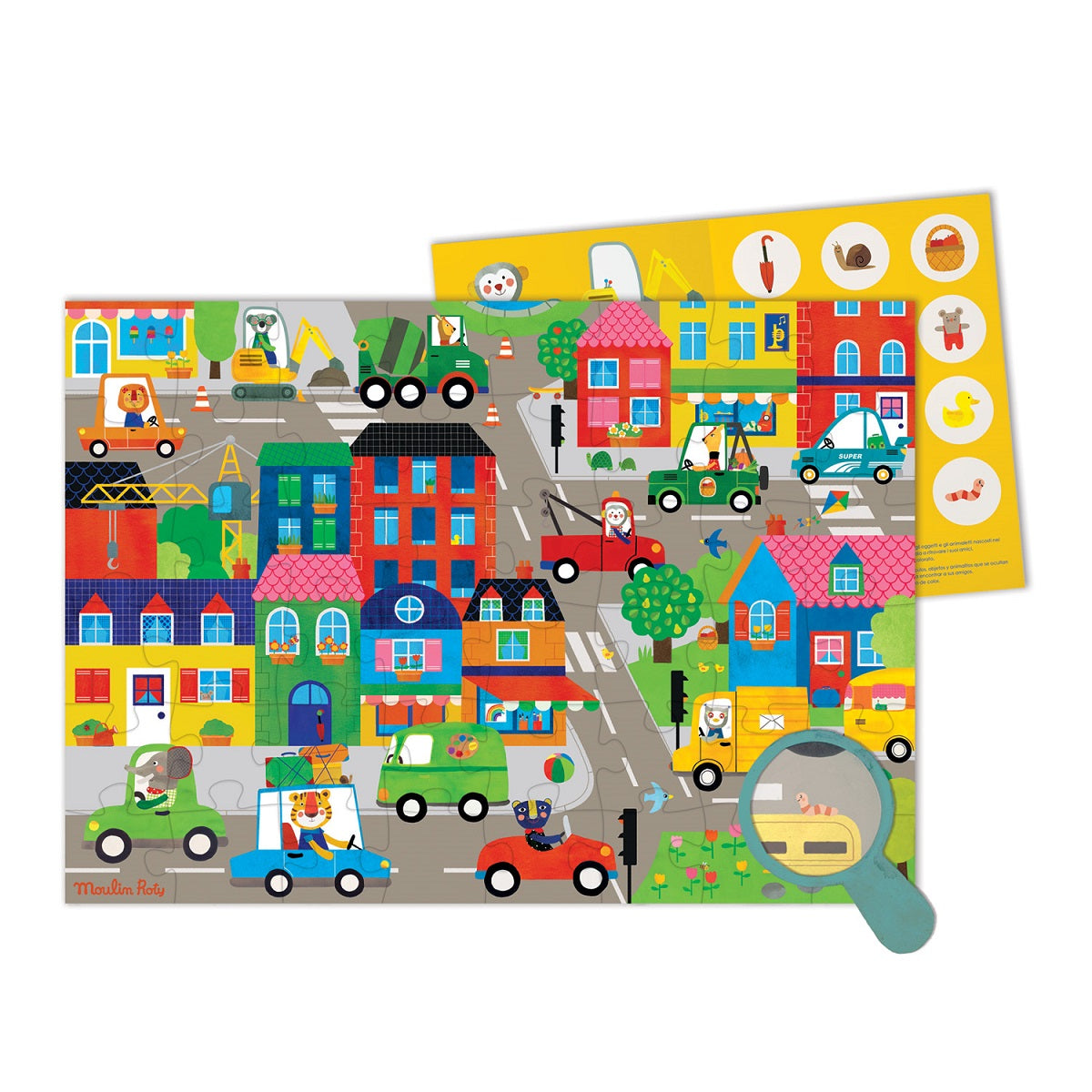 Moulin Roty In Town! Puzzle 48pcs