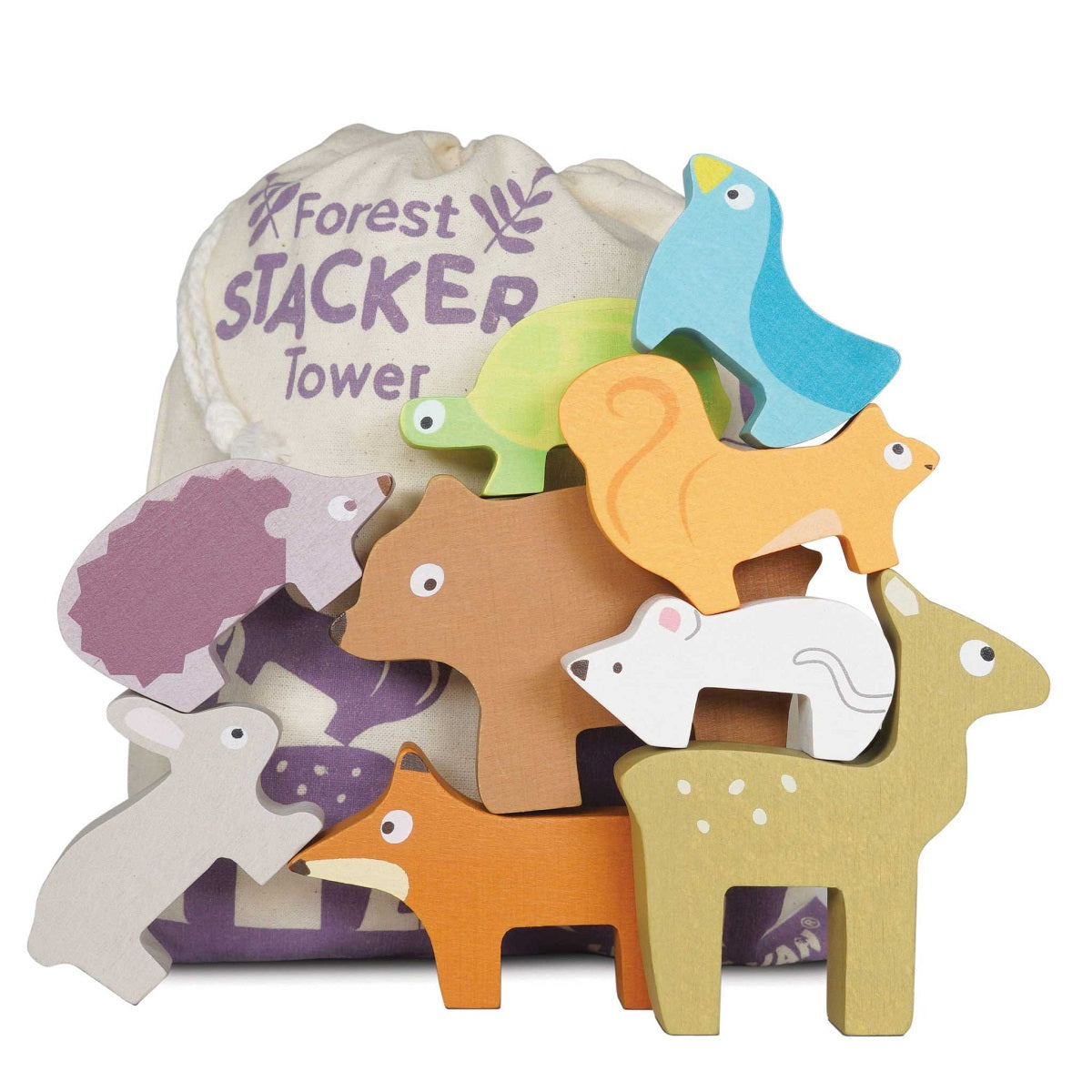 Le Toy Van Stacking Forest Animals