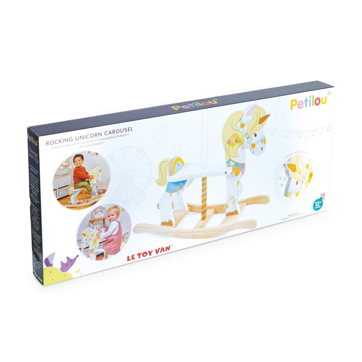 Le Toy Van Ride On Rocking Unicorn Carousel