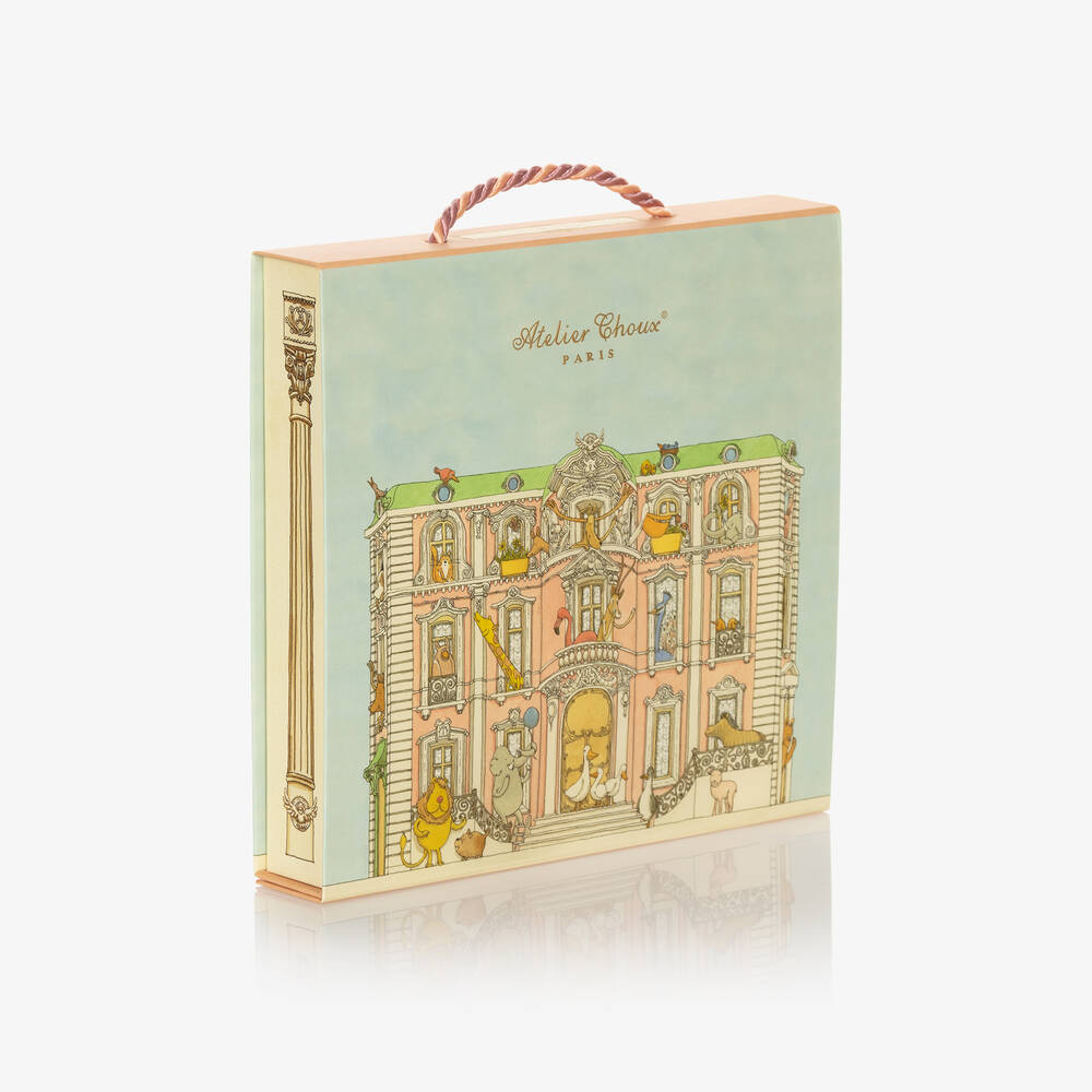 Atelier Choux Paris Newborn Babysuit Gift Set, Hot Air Balloons