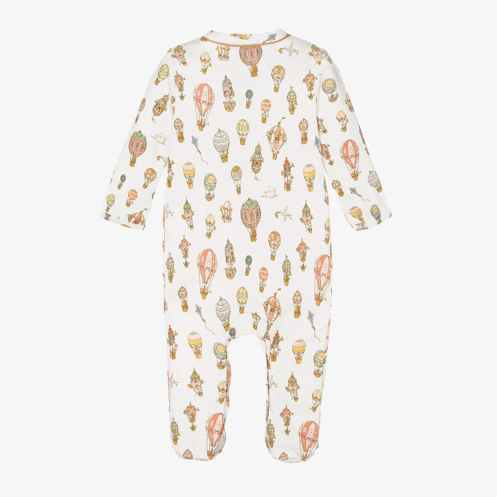 Atelier Choux Paris Newborn Babysuit Gift Set, Hot Air Balloons