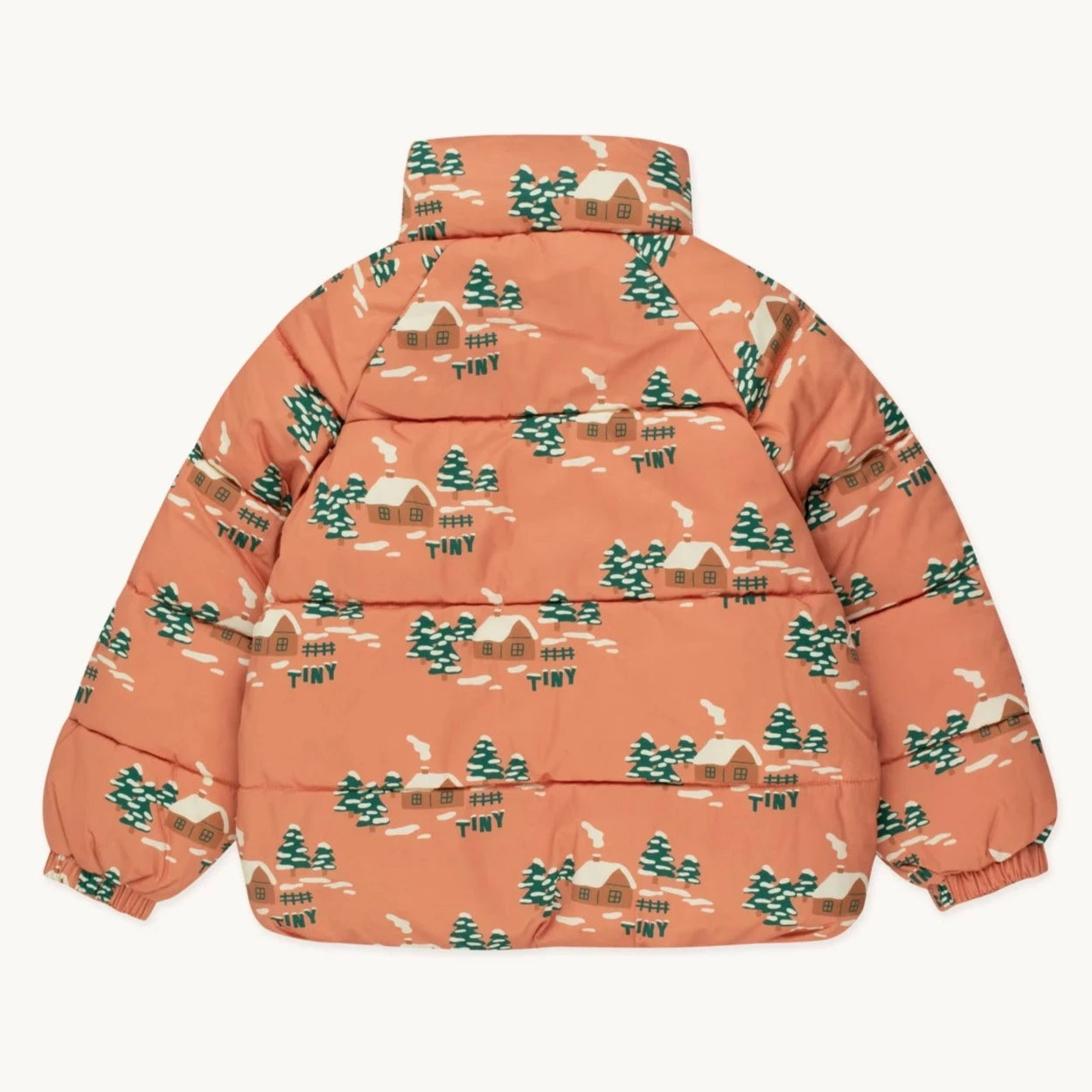 Cottage Short Padded Jacket, Brick
