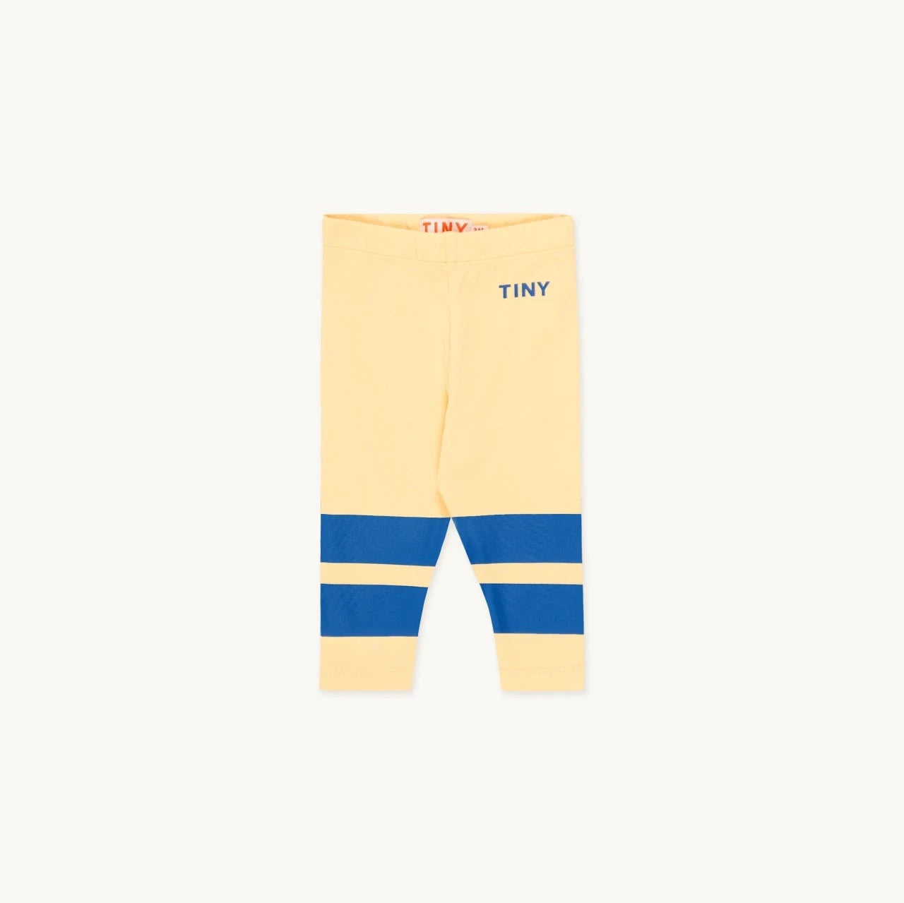 Stripes Baby Leggings, Eggnog