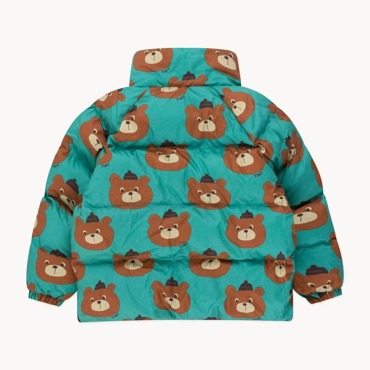 Bears Short Padded Jacket, Emerald