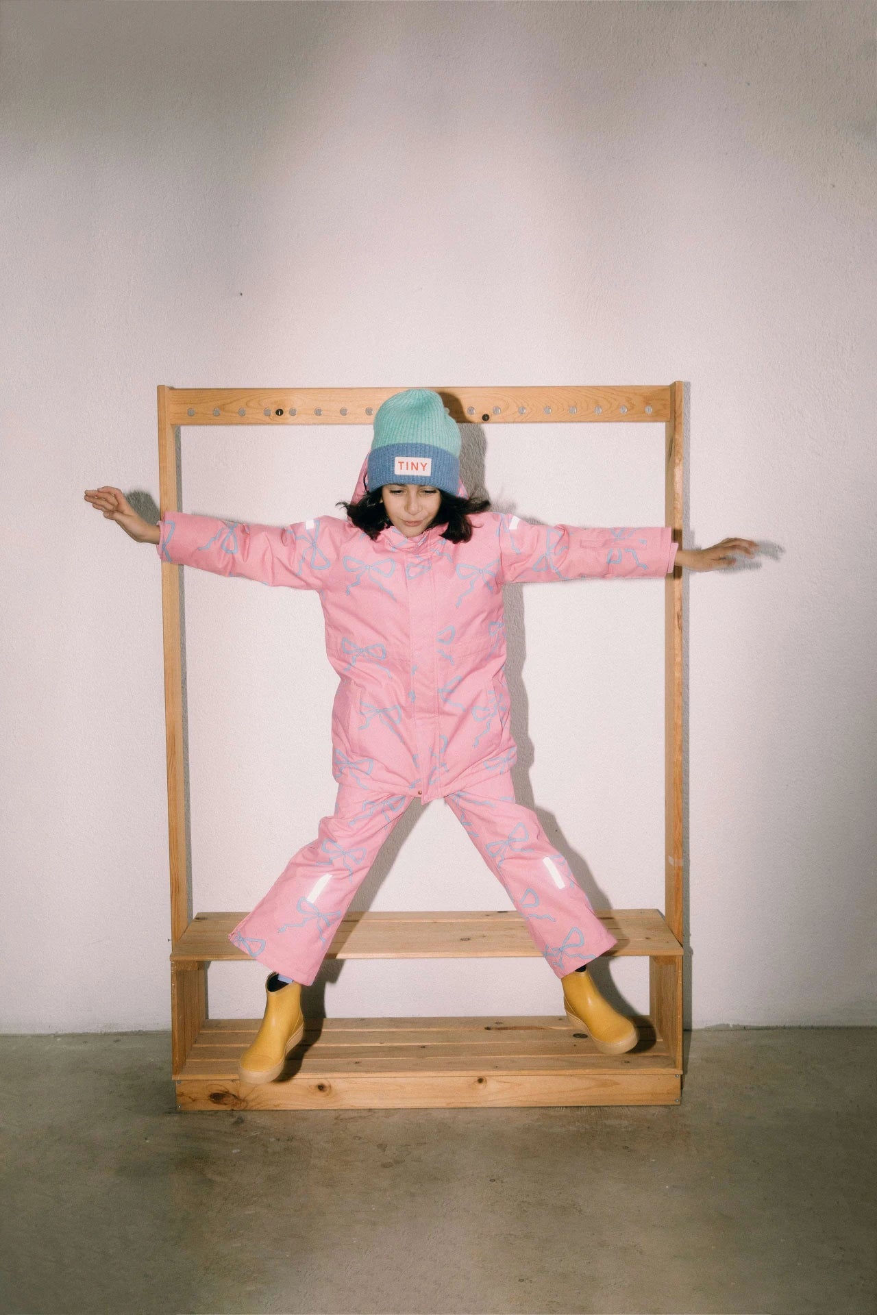 Bow Snow Jacket, Pink