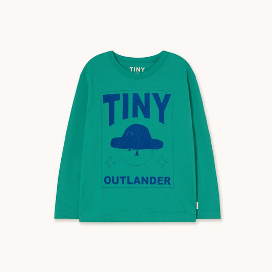 Outlander Graphic Sleeve Tee, Emerald