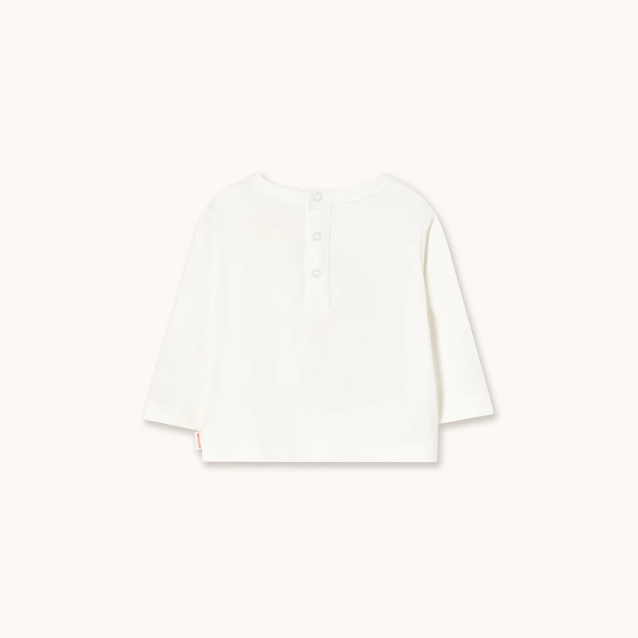 Tiny Dog Graphic Baby Tee, Off White