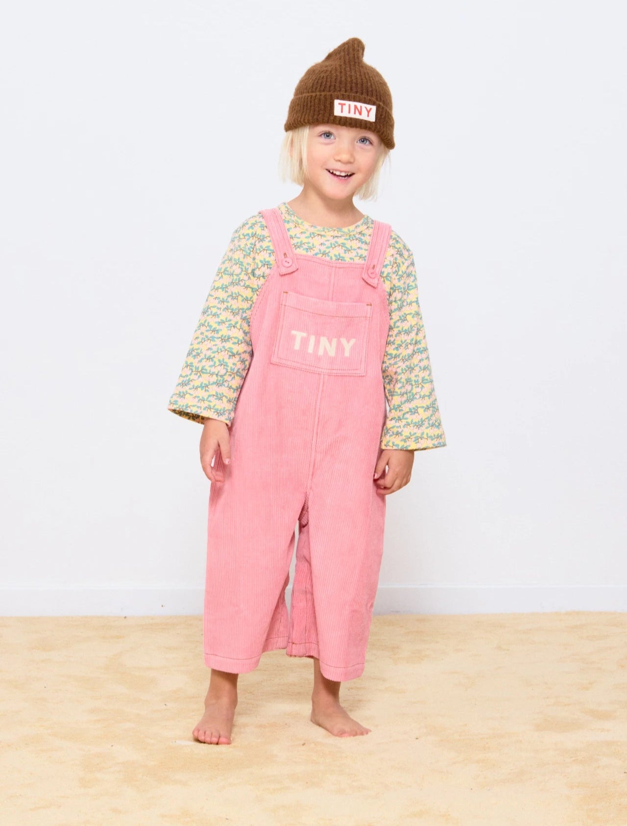 Tiny Pocket Baby Dungaree, Pink