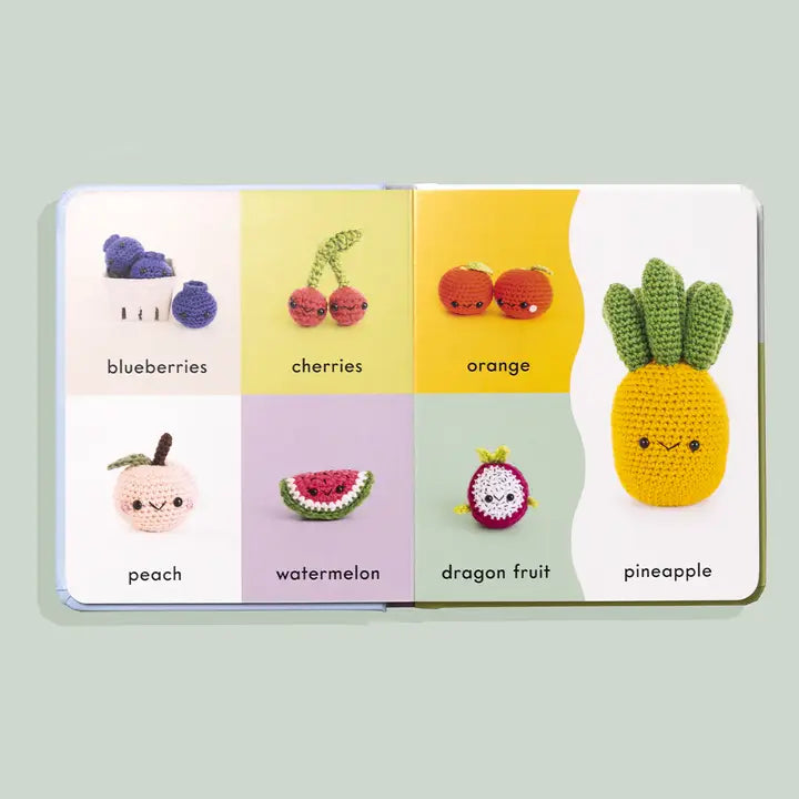 First Words with Cute Crochet Friends, Words Book