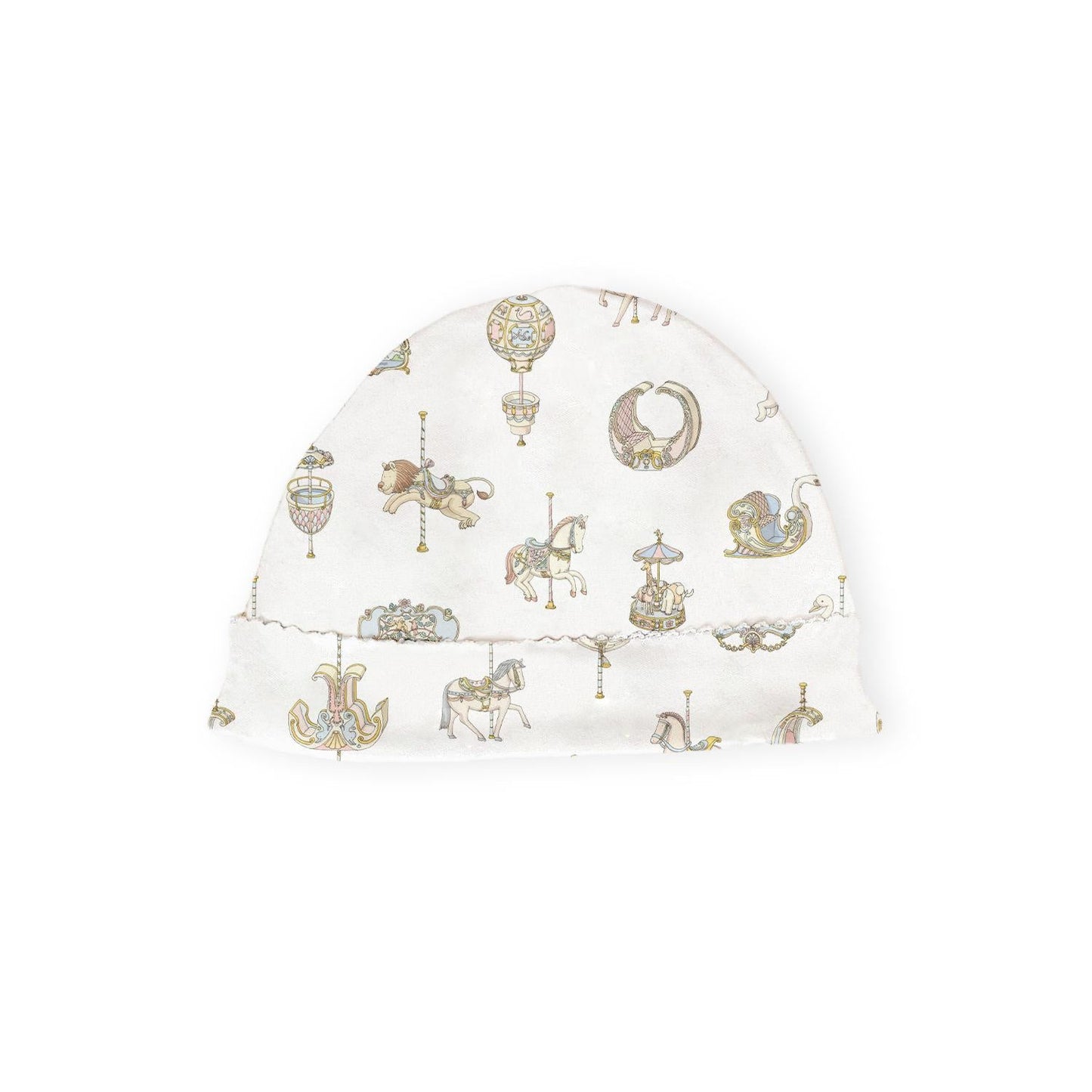 Atelier Choux Paris Organic Cotton Bonnet, Carousel
