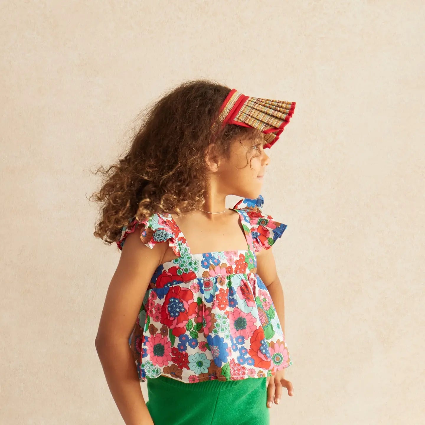 Berry Little Bay Sun Visor Child, Red