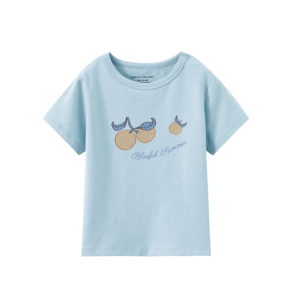 Toddler Organic Graphic T-Shirt, Clementine