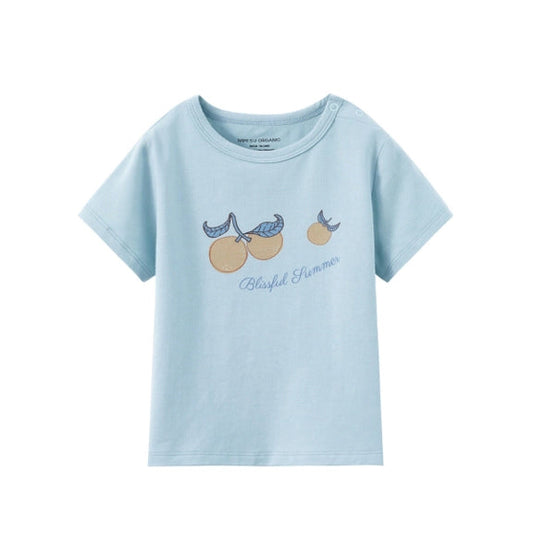 Toddler Organic Graphic T-Shirt, Clementine