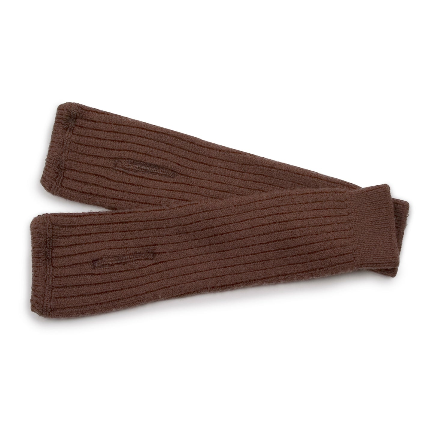 Collegien Madeleine Merino Wool Mittens, Chocolat au Lait