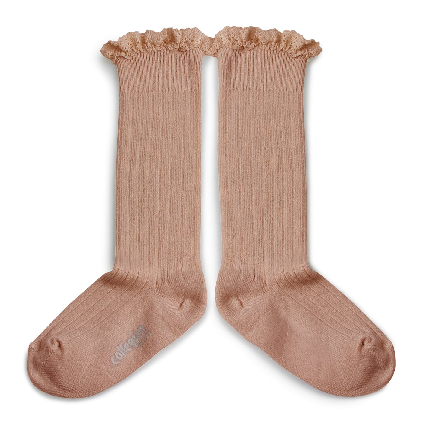 Collegien Joséphine Knee Socks, Vieux Rose
