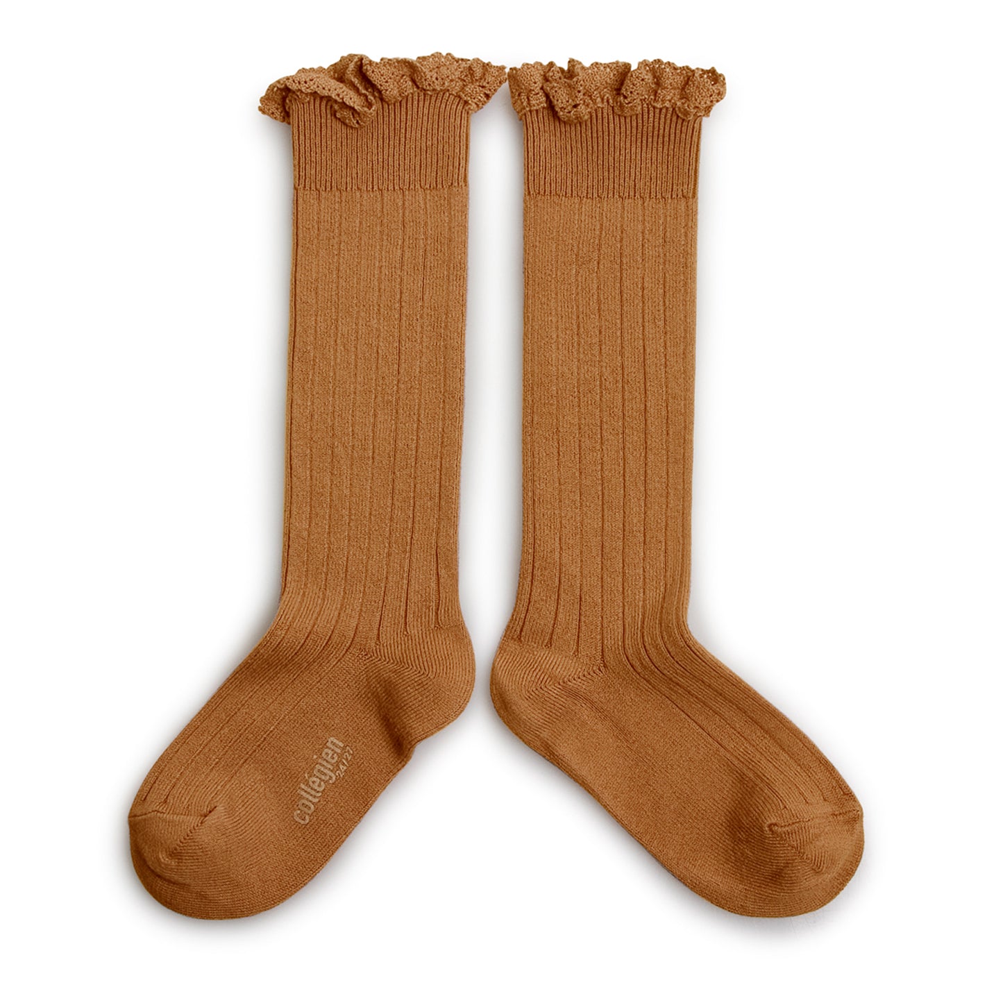 Collegien Joséphine Knee Socks, Caramel au Beurre Salé