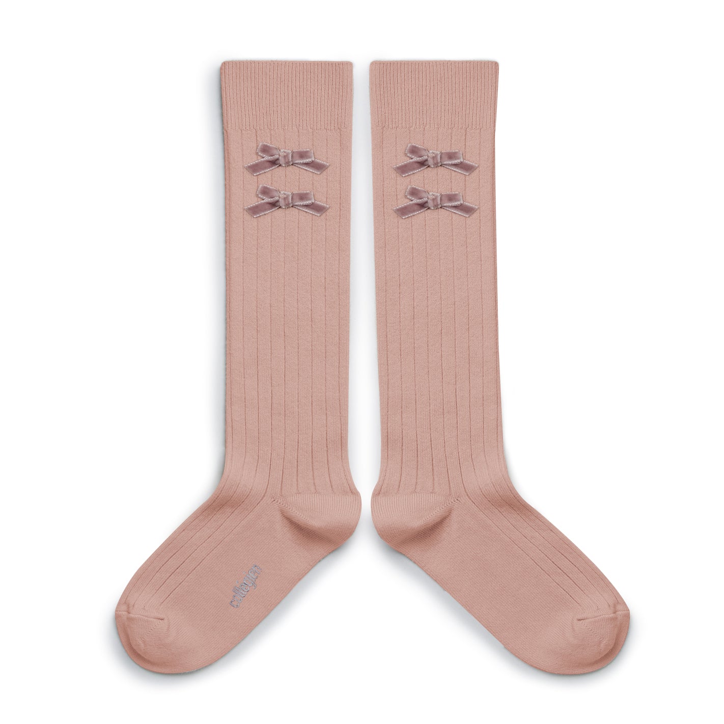 Collegien Hortense Knee Socks, Vieux Rose