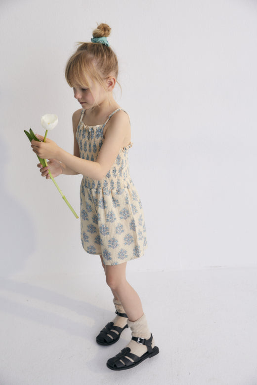 Kyra Jumpsuit, Lavander Print