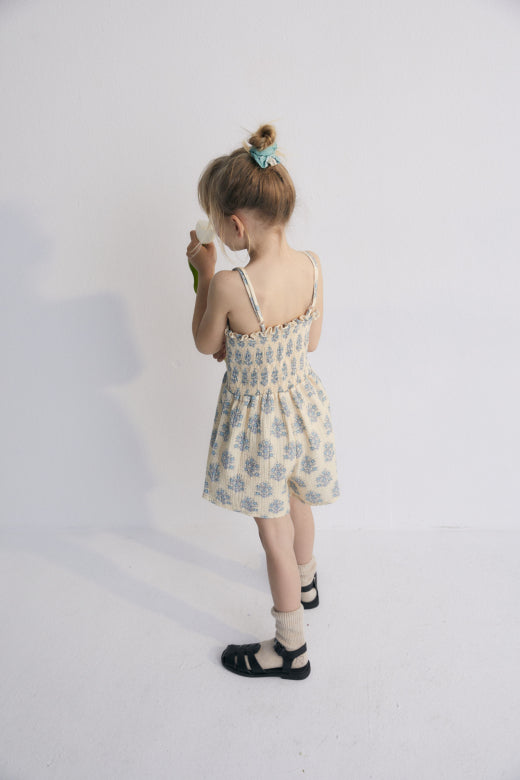 Kyra Jumpsuit, Lavander Print
