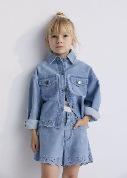 Niobe Jacket, Mid Blue Denim