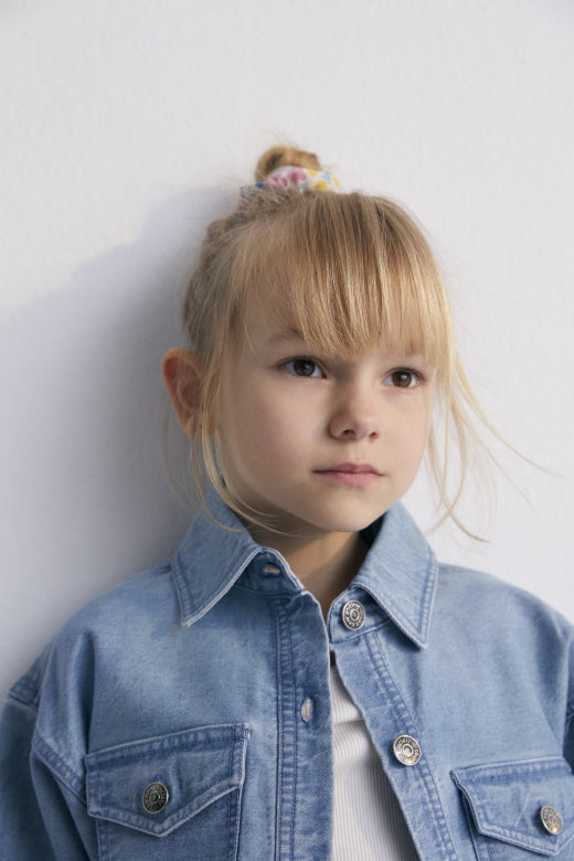 Niobe Jacket, Mid Blue Denim